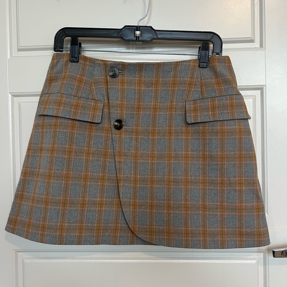 Steve Madden Rupi Plaid Mini Skirt